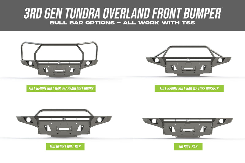 Tundra Overland Series Front Bumper / 3rd Gen / 2022+