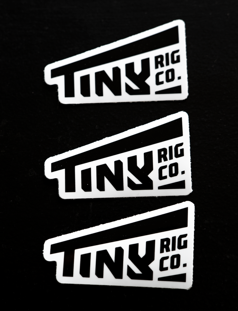 3 Tiny Rig Co Vinyl Stickers