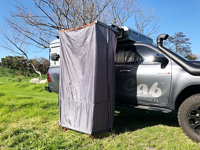 roof rack shower tent Alu-Cab Shower Cube – Tiny Rig Co