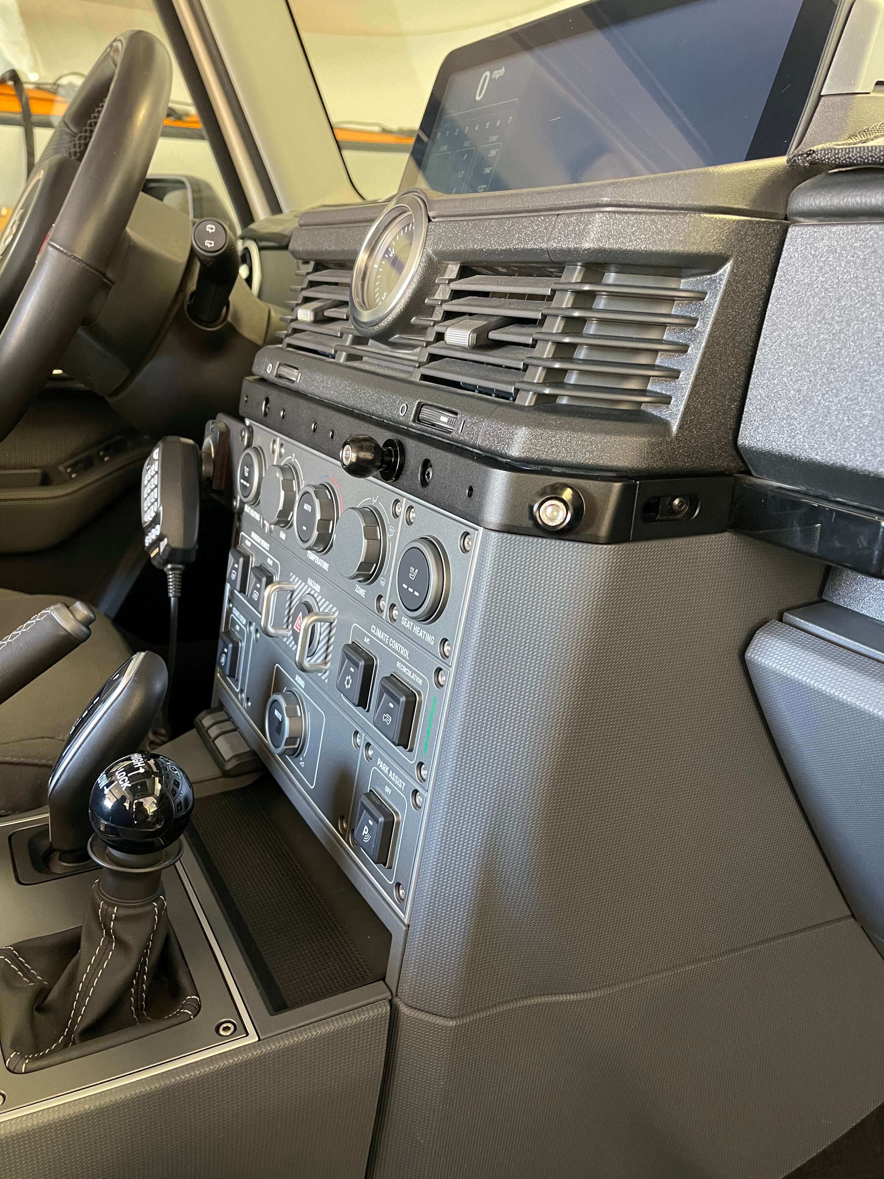 Grenadier Flush Dash Mount for Phone Holders with USB Passthrough