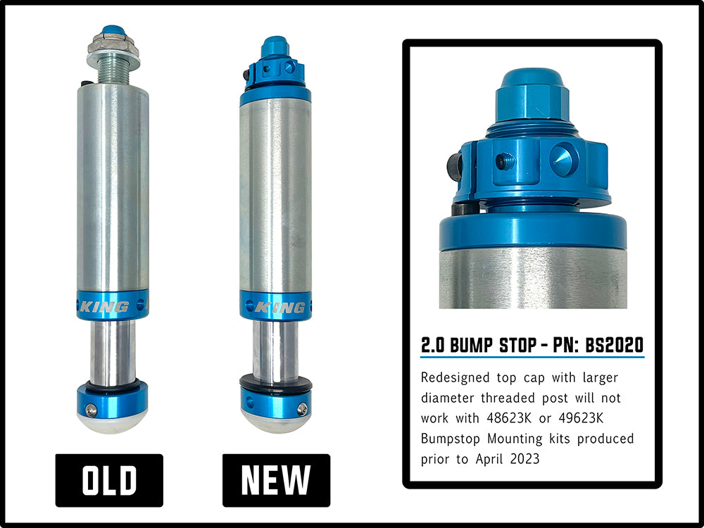 Bump Stop Mounting Kit with King 2.0 Bump Stops