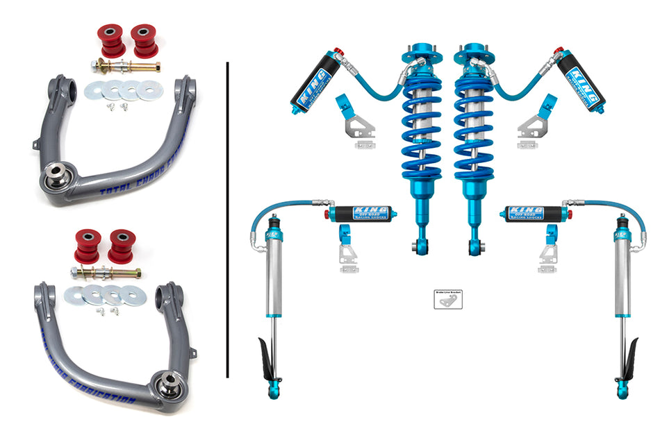 2024 TACOMA LIFT KIT W/ FRONT & REAR 2.5 INCH DIAMETER ADJUSTABLE KING SHOCKS