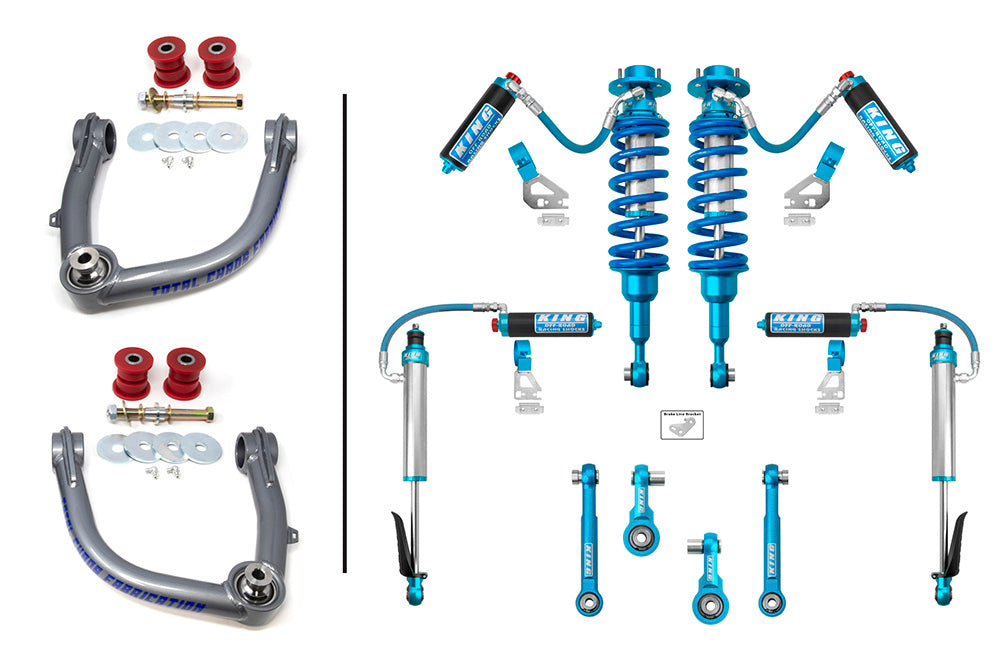 2024 TACOMA LIFT KIT W/ FRONT & REAR 2.5 INCH DIAMETER ADJUSTABLE KING SHOCKS