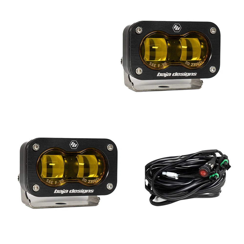 Ineos Grenadier Fog Light Brackets with Baja Designs S2 SAE Led Lights