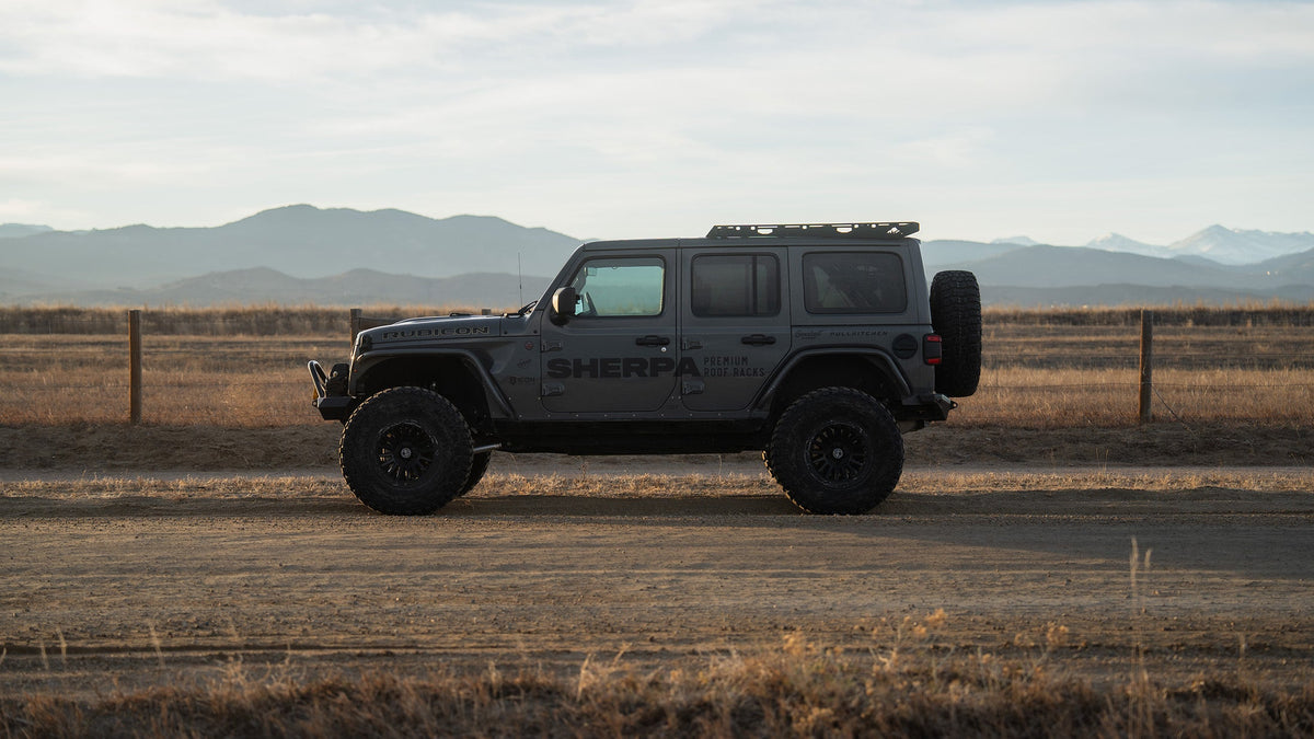 The Jeep JLU QDHD Half Rack