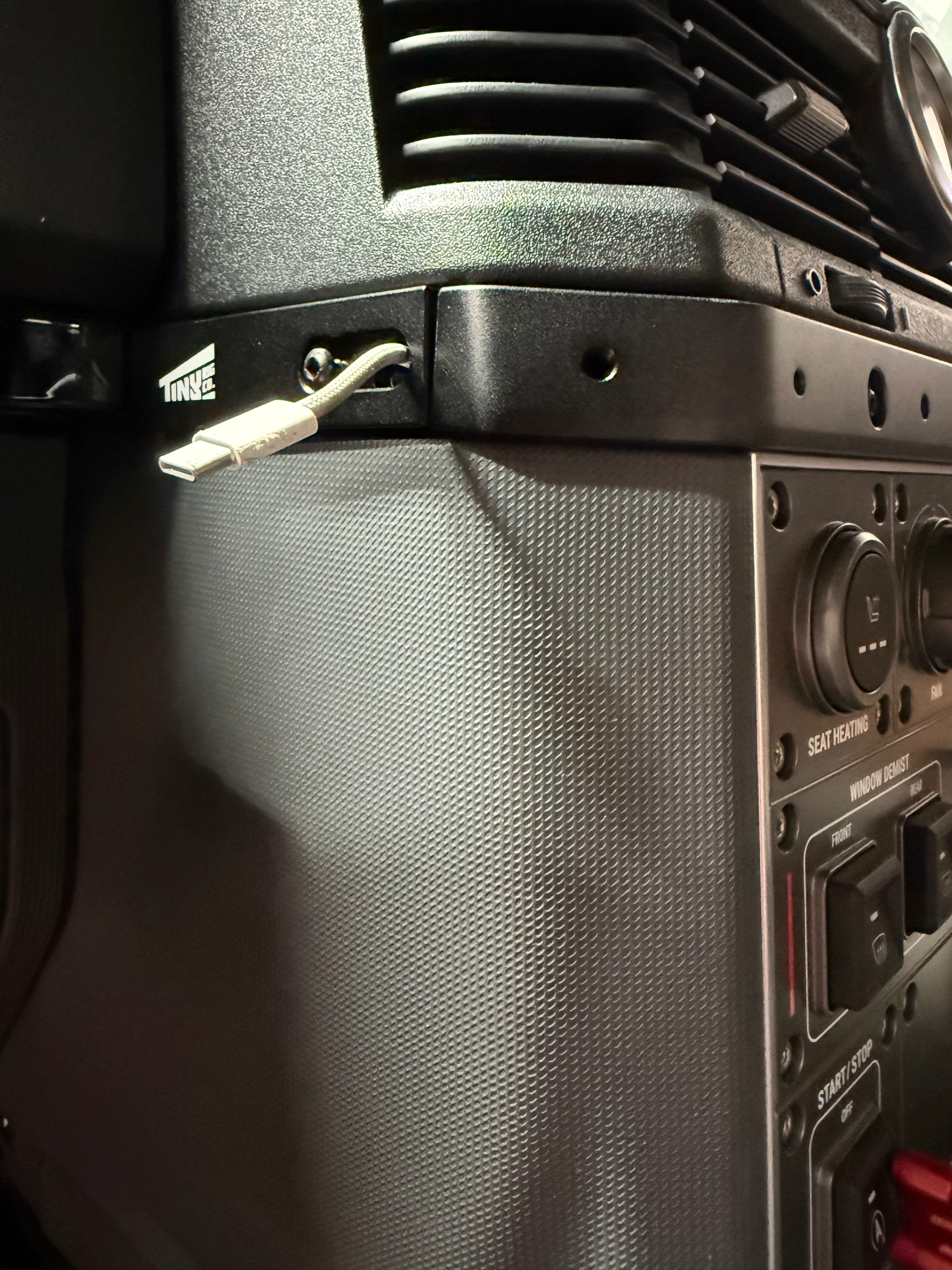 CLOSE UP OF WIRE PASS THROUGH