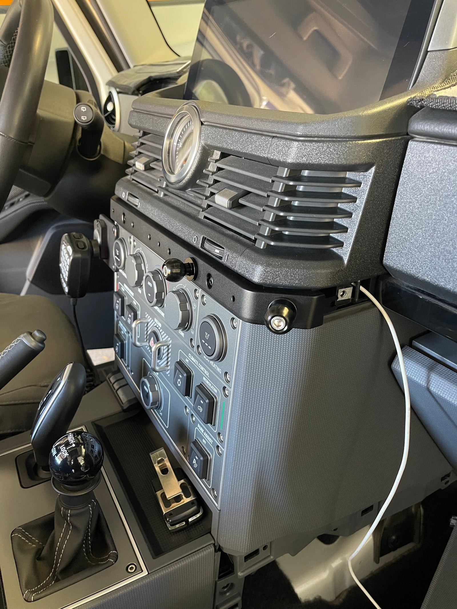 Grenadier Flush Dash Mount for Phone Holders with USB Passthrough
