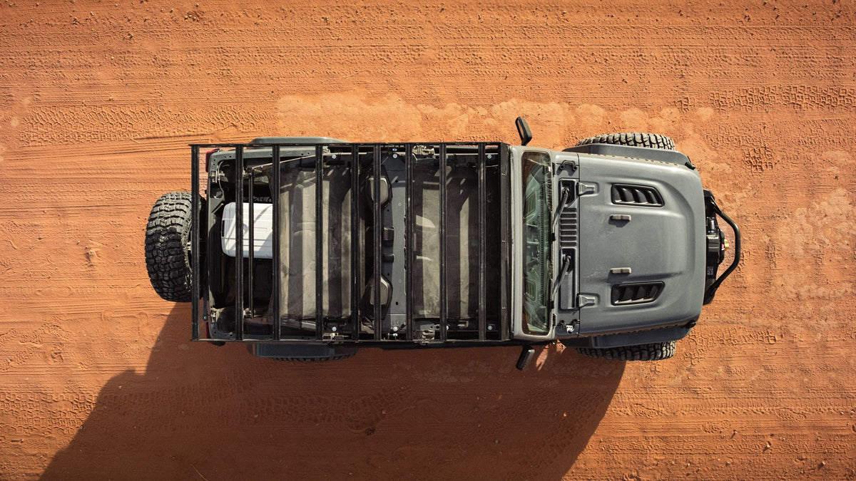 The Jeep Wrangler JLU QDHD Roof Rack