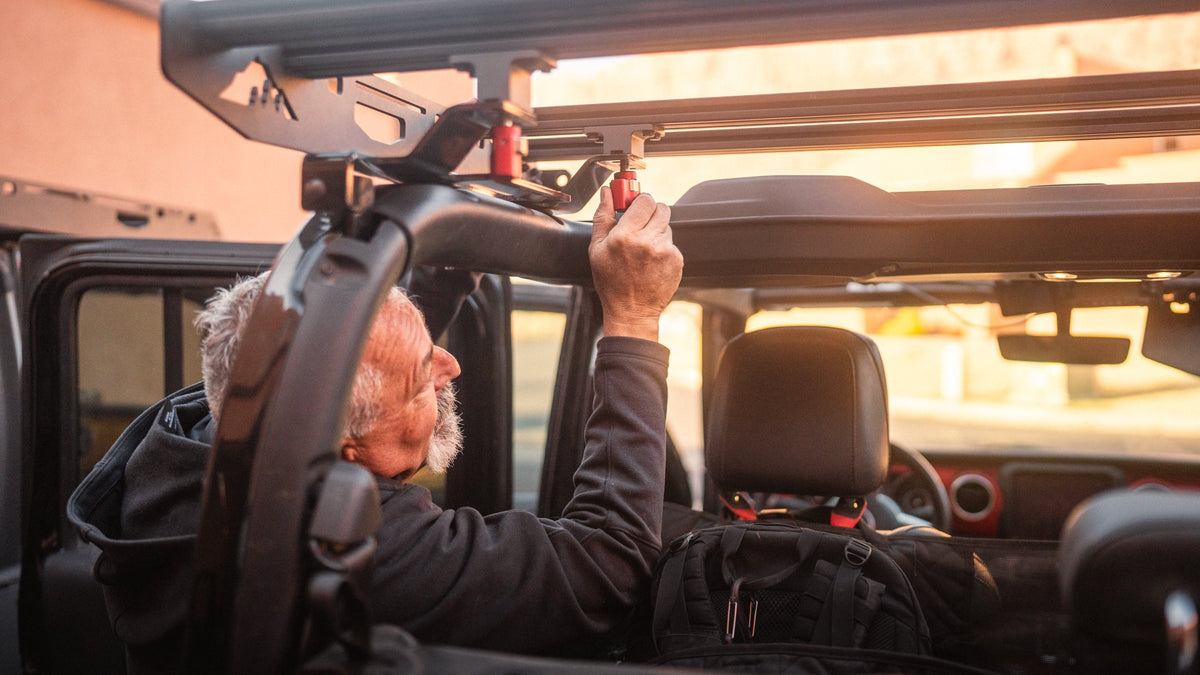 The Jeep Wrangler JLU QDHD Roof Rack