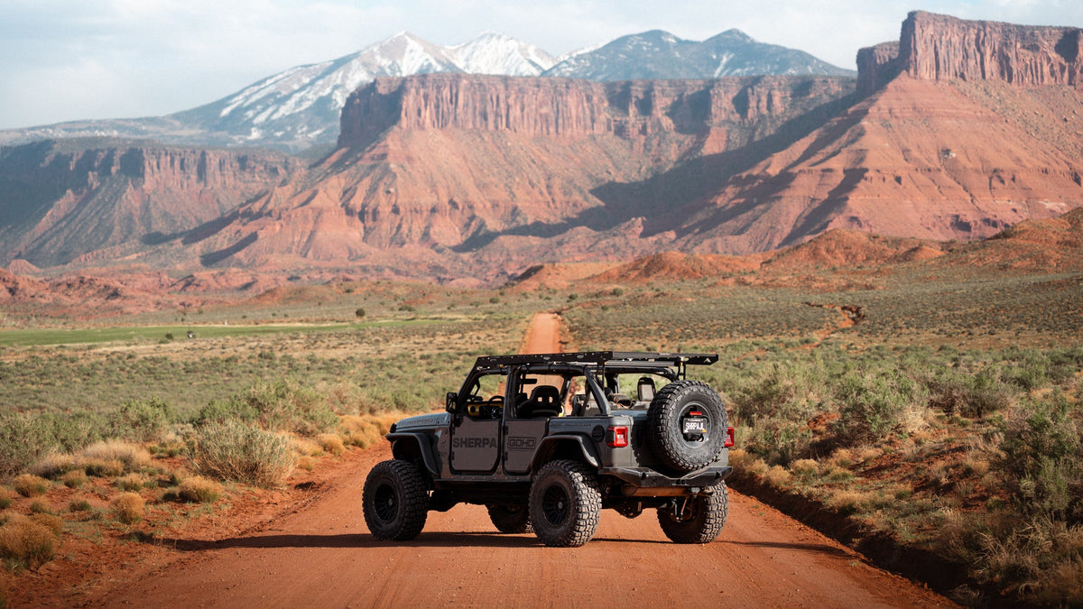 The Jeep Wrangler JLU QDHD Roof Rack