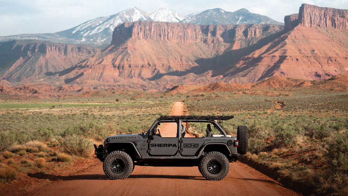 The Jeep Wrangler JLU QDHD Roof Rack