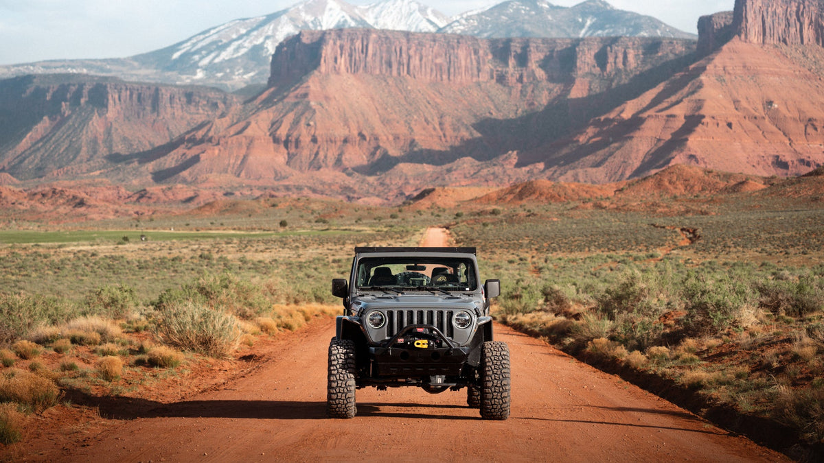 The Jeep Wrangler JLU QDHD Roof Rack