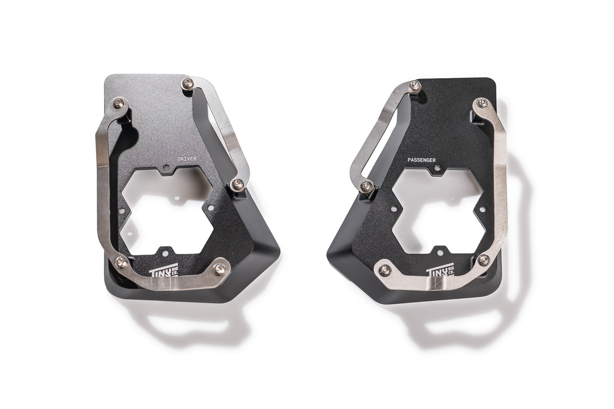 Tiny Rig Co | Billet Vent Pod Lights for Baja Designs Squadron 2.0 - Toyota Tacoma 4th Gen