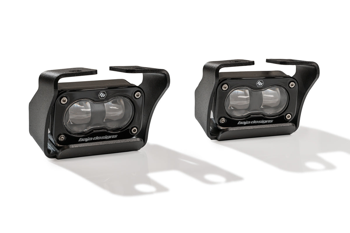 Ineos Grenadier Fog Light Brackets with Baja Designs S2 SAE Led Lights
