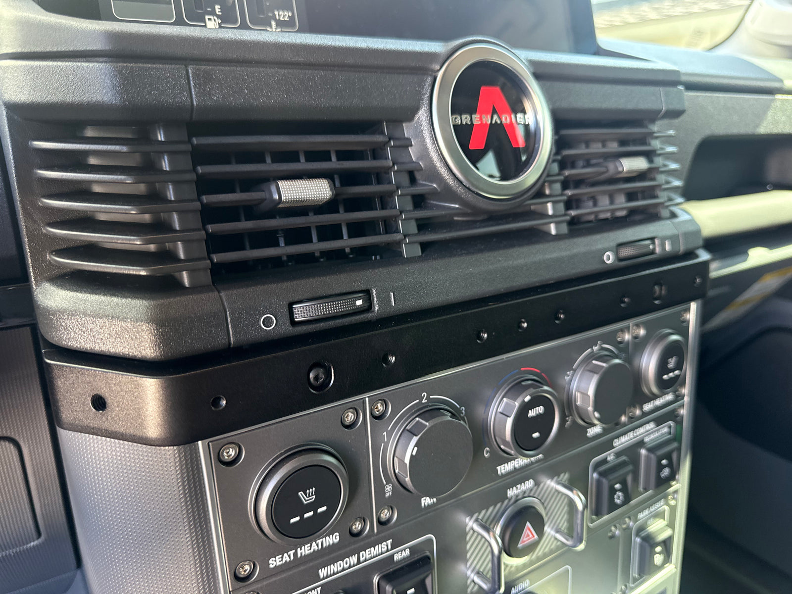 Grenadier Flush Dash Mount for Phone Holders with USB Passthrough