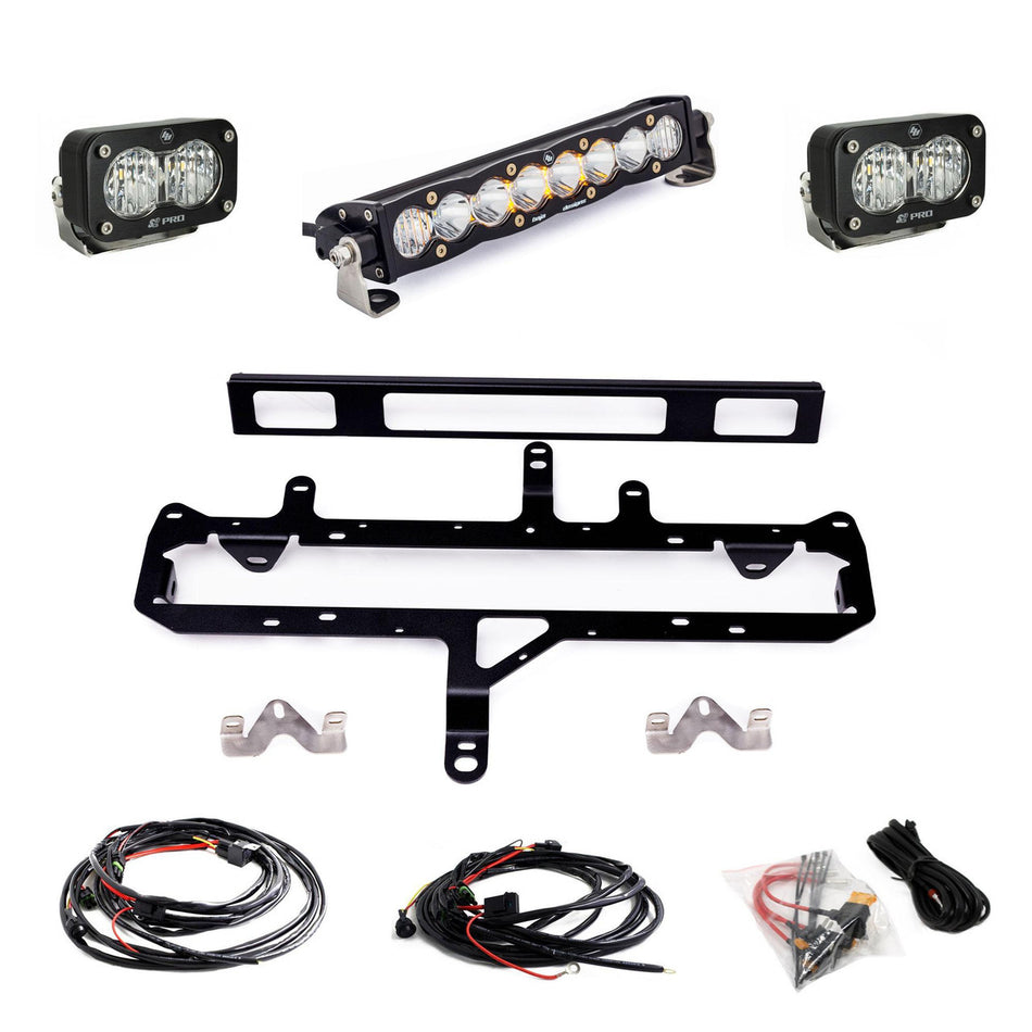 S8 10-inch/S2 Pro Grille Light Kit - 2024-2026 Toyota Tacoma; TRD Pro