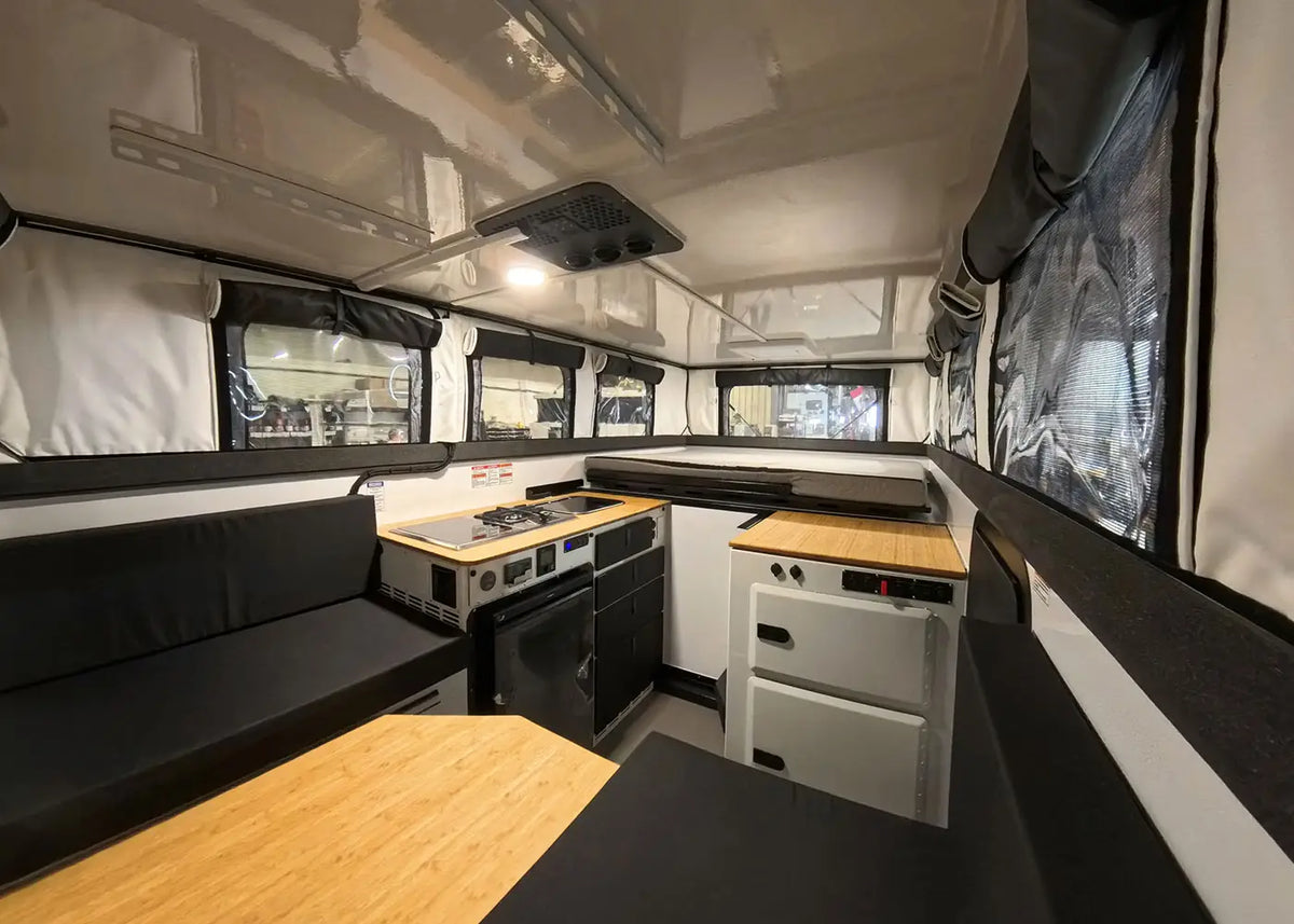 Overland Explorer Vehicles (OEV) 2025 HUDSON BAY 6.75 foot Flatbed Pop-Up - 2" Taller  - 6'6" O/A Interior Height Pop-Up Camper