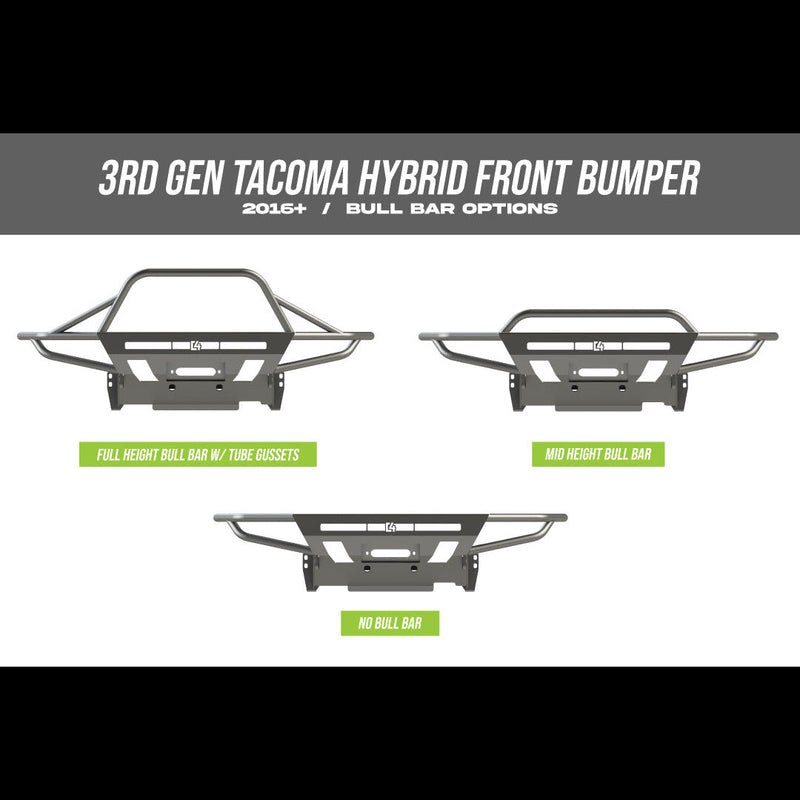 Tacoma Hybrid Front Bumper / 3rd Gen / 2016-2023