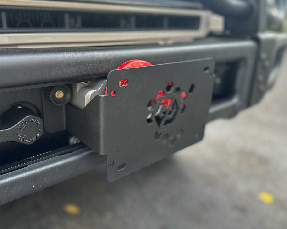 GP Ineos Grenadier Winch Kit - Front License Plate Mounting Kit