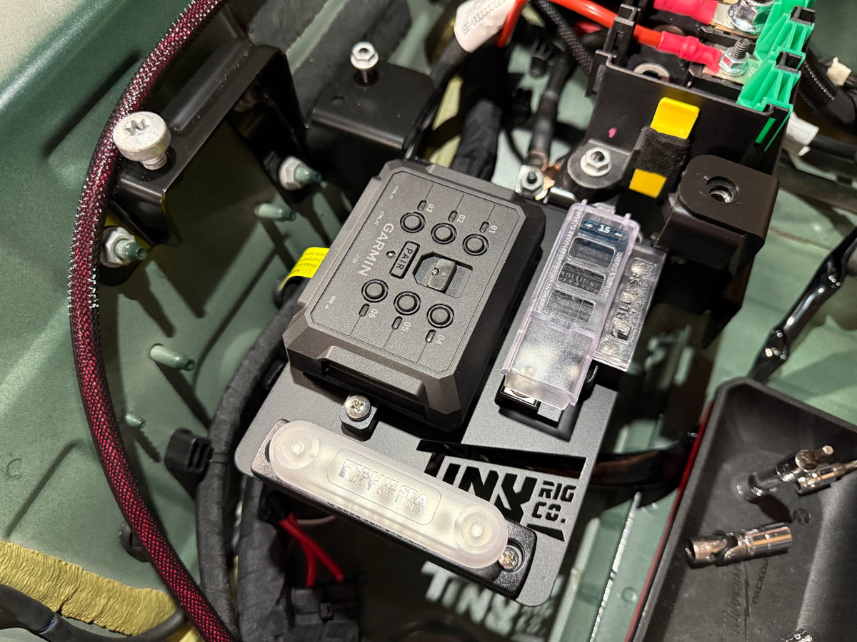 Ineos Grenadier Garmin Powerswitch Mount. Grenadier Electrical Installation