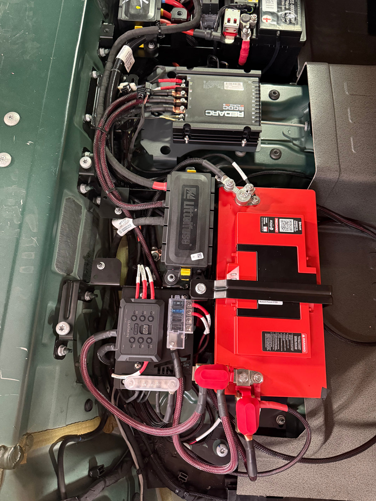 Ineos Grenadier Garmin Powerswitch Mount. Grenadier Electrical Installation