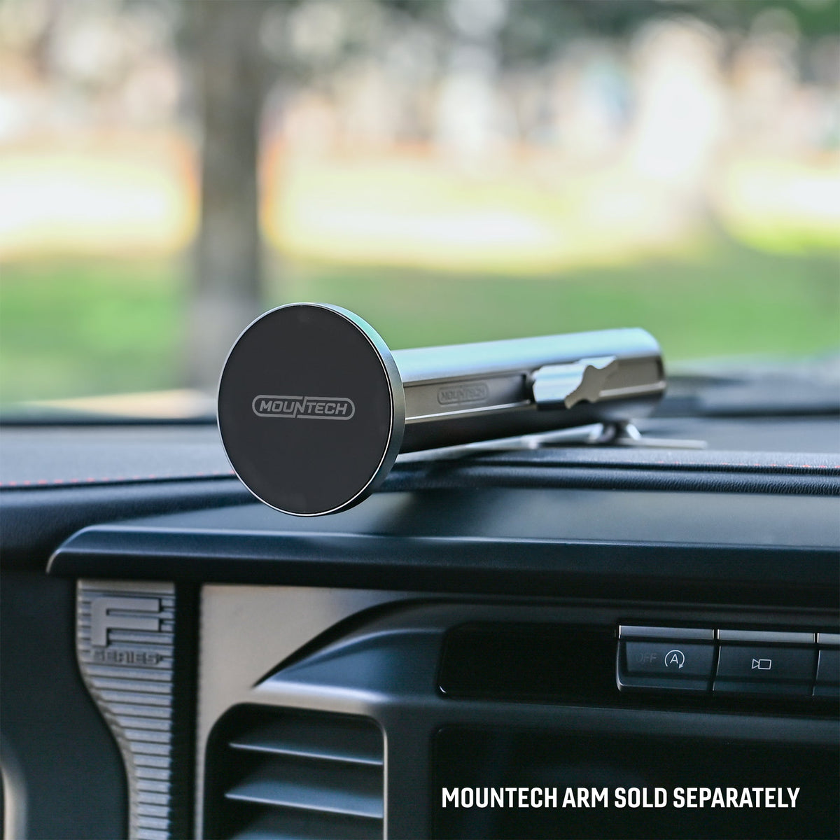 Mountech Phone Mount - Magnetic, MagSafe Compatible, 1in Ball, Storm Gray