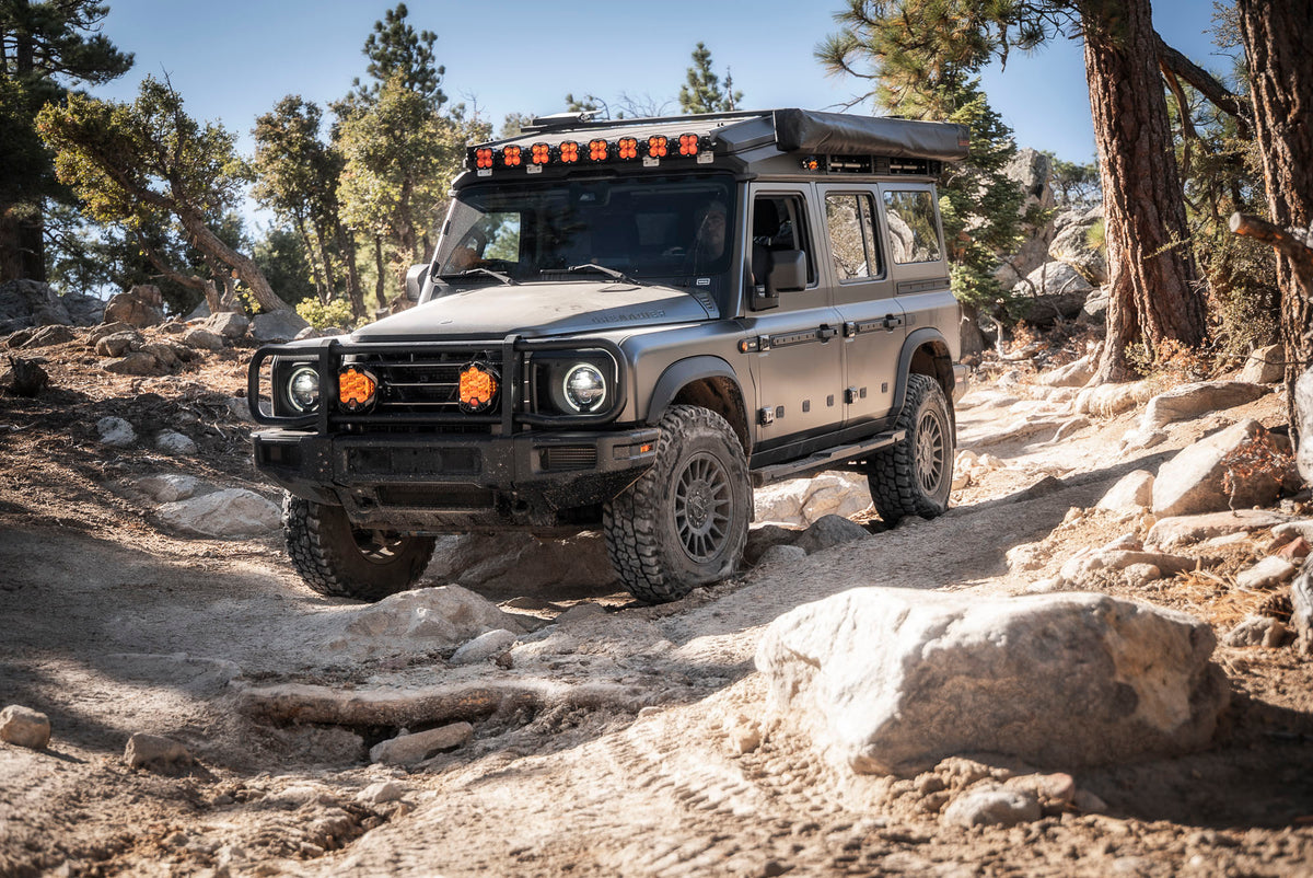 Tiny Rig Co | Baja Designs XL Light Bar for Ineos Grenadier Silenus Roof Conversion