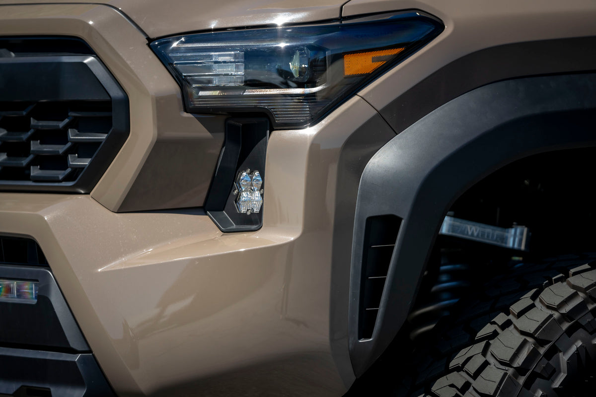 Tiny Rig Co | Billet Vent Pod Lights for Baja Designs Squadron 2.0 - Toyota Tacoma 4th Gen