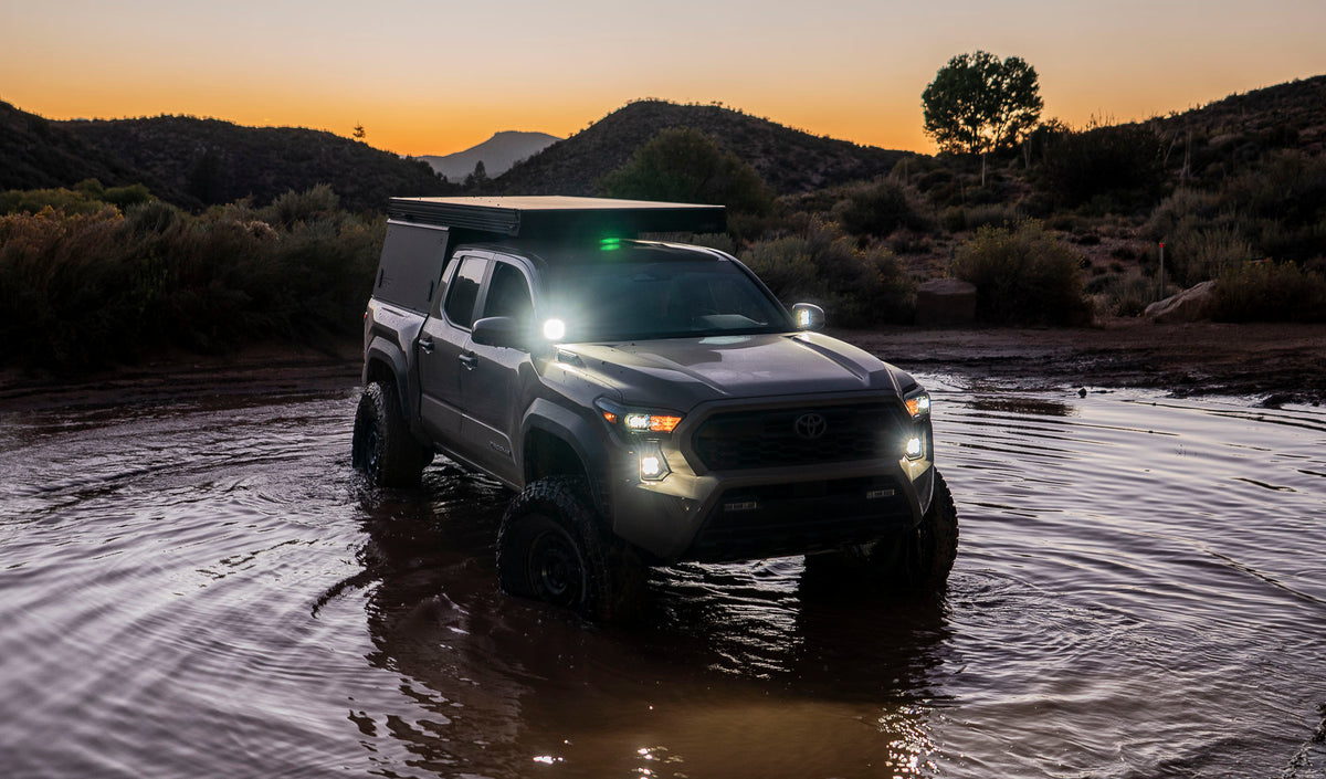 Tiny Rig Co | Billet Vent Pod Lights for Baja Designs Squadron 2.0 - Toyota Tacoma 4th Gen