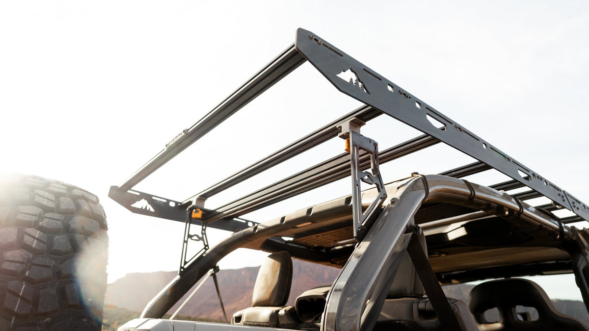 The Jeep Wrangler JLU QDHD Roof Rack