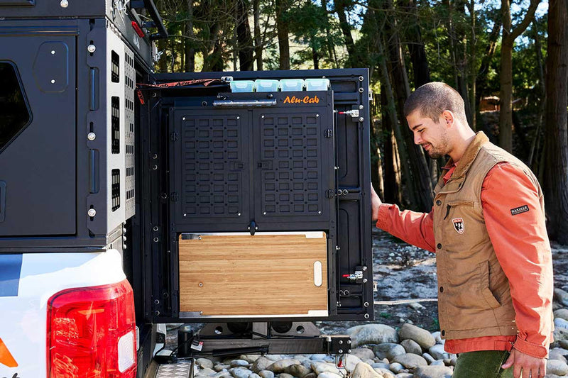 Alu-Cab Camper Rear Door Kitchen - Deluxe Unit