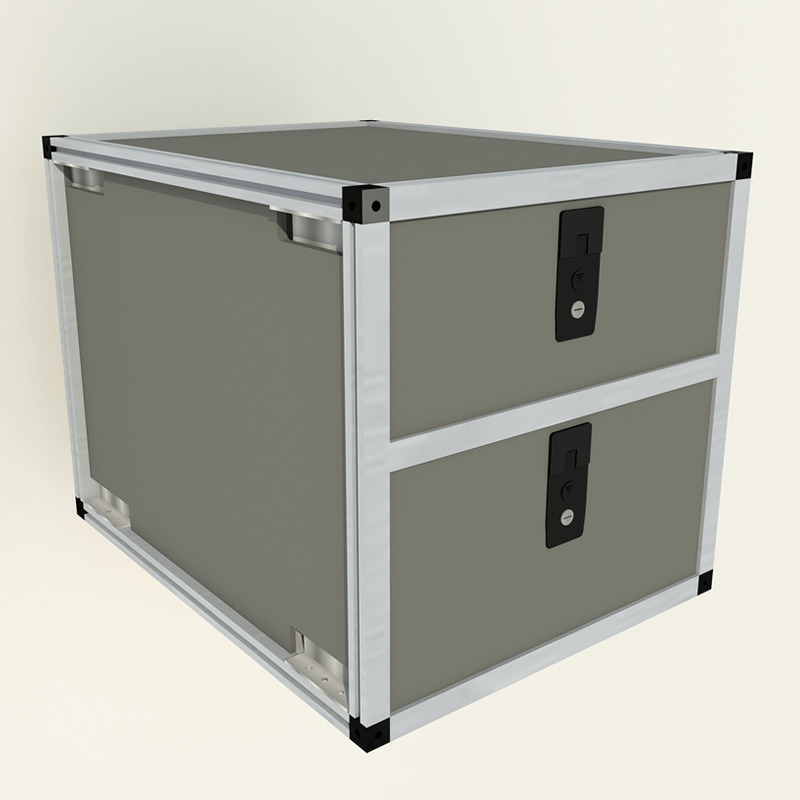 Double Drawer Module - 15 3/16" Wide x 25" Depth