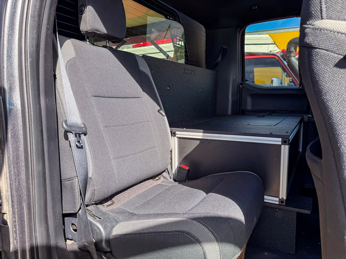 Ford - F150 - 2015-Present - 13th-14th Gen - Super Cab - without the center mounted B&O Subwoofer - Explore Series - Single Drawer Module - With Fitted Top Plate