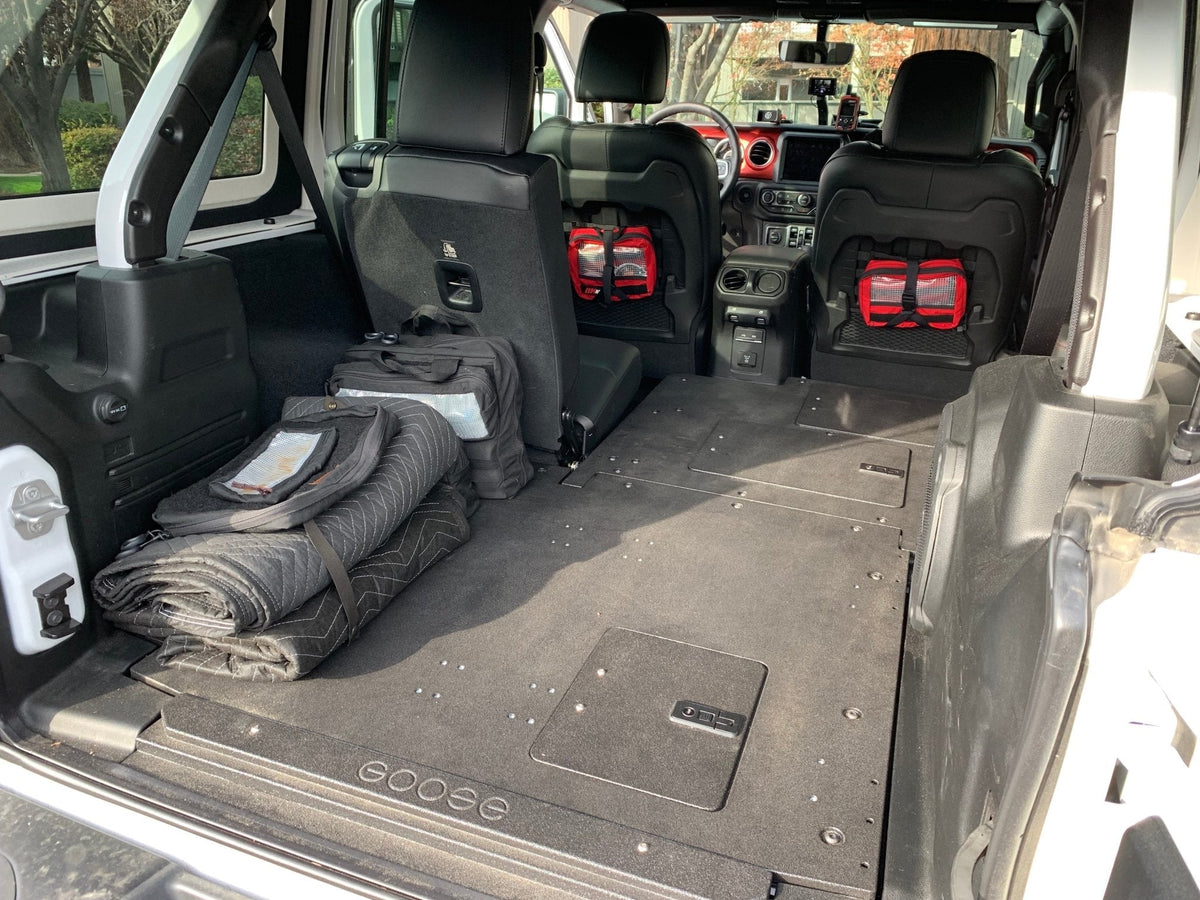Jeep Wrangler 2018-2023 JLU 4 Door - Second Row Seat Delete Plate System