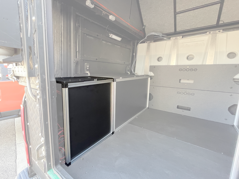 Alu-Cab Canopy Camper Version 2.0 Rear Utility Cabinet - Toyota Tacoma 6' Bed 2005-Present 2nd and 3rd Gens