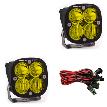 LED Light Pods Amber Lens Driving/Combo Pair Squadron Sport Baja Designs