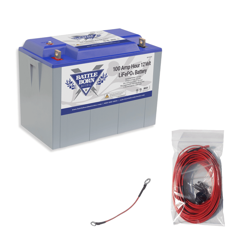 Battle Born Batteries 100Ah 12V LiFePO4 Heated Battery Kit – 1 Battery