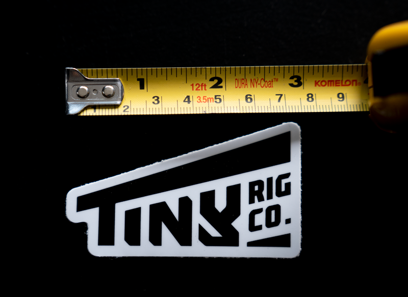 3 Tiny Rig Co Vinyl Stickers