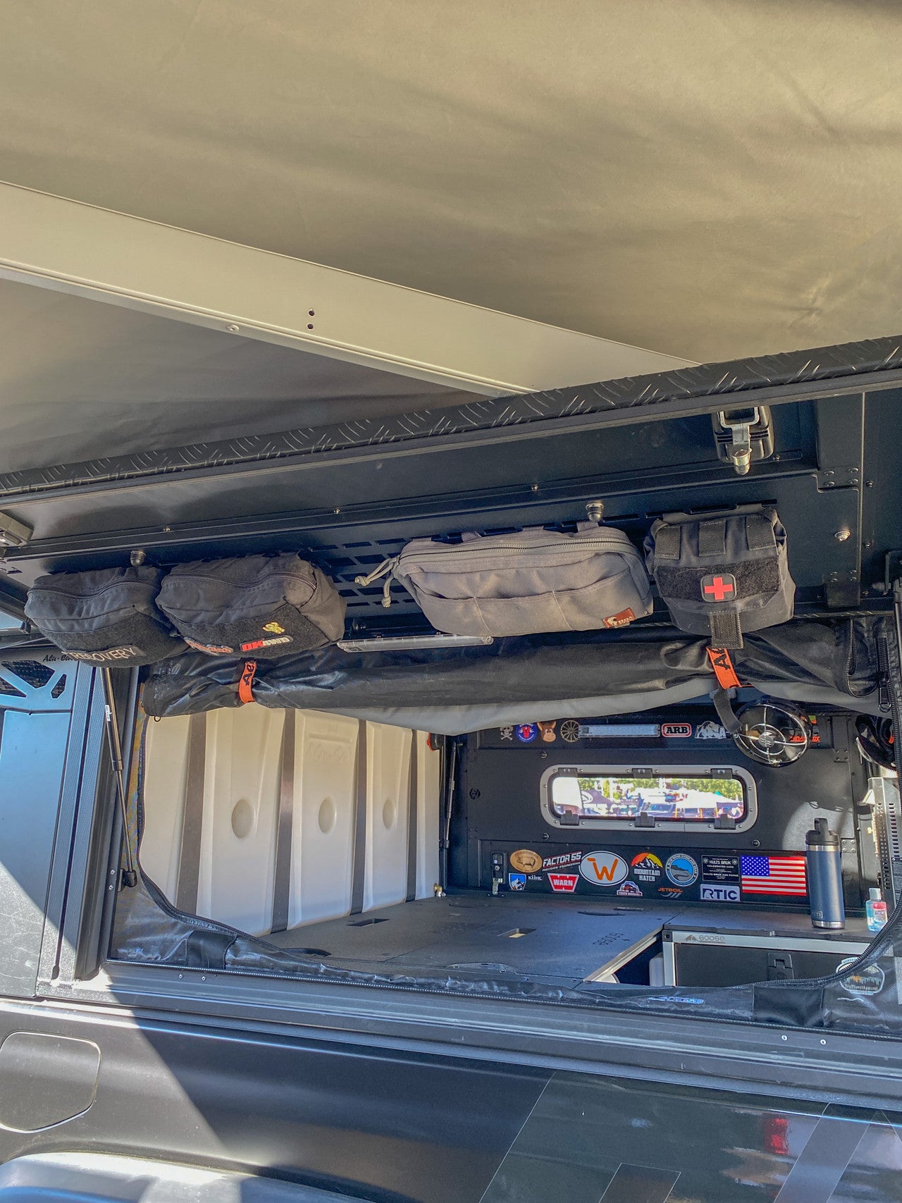 Canopy Camper Side Door Molle