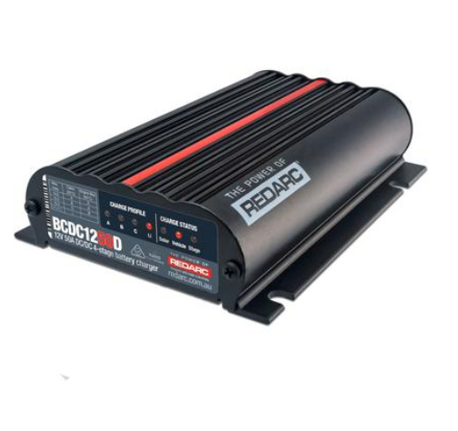 REDARC Dual Input 50A In-Vehicle DC Battery Charger - BCDC1250D