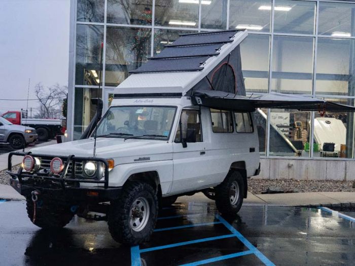 troopy roof top tent Alu-Cab Hercules Conversion for Toyota Land Cruiser Troopy
