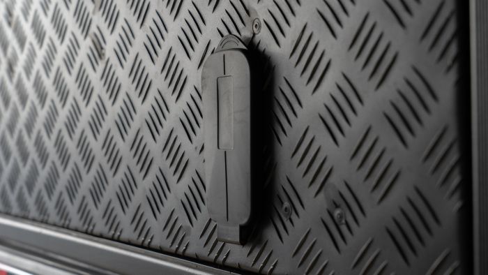 Alu-Cab Push Button Lock Cover